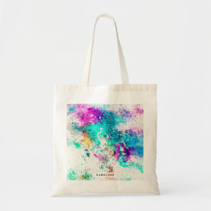 Bolso De Tela Cuta pintura abstracta