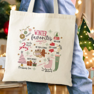 Bolso De Tela Cute acuarela Doddle Acogedores favoritos de invie