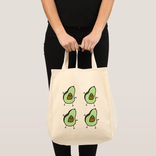 Bolso De Tela Cute aguacates (Anverso (producto))
