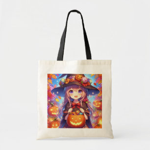 Bolso De Tela Cute Anime Halloween Witch