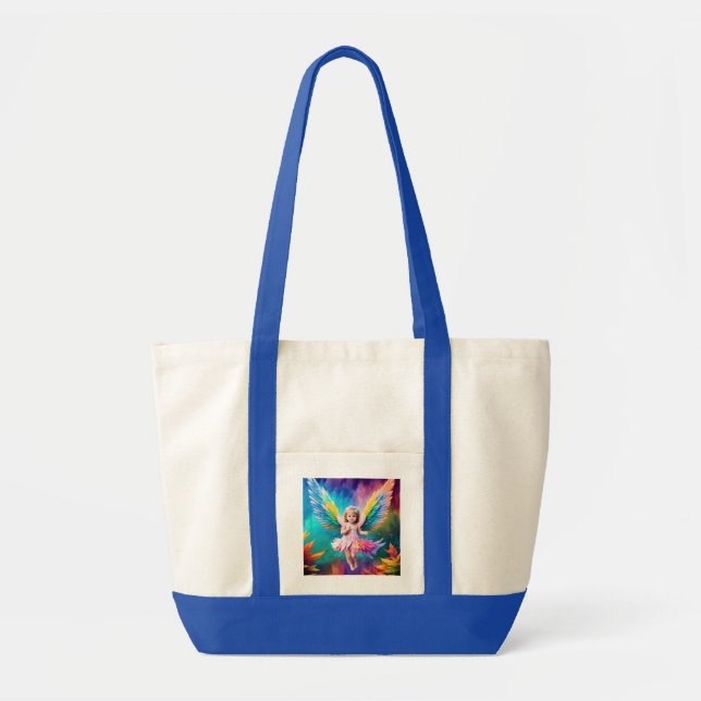 Bolso De Tela Cute Baby Angel Wings Art-38424 (Frente)