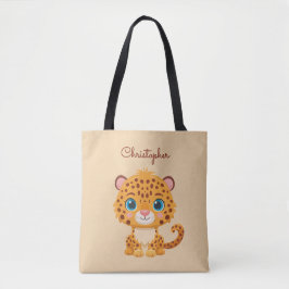 Bolso De Tela Cute Baby Leopard Safari Animal Kids