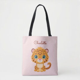 Bolso De Tela Cute Baby Leopard Safari Animal Kids