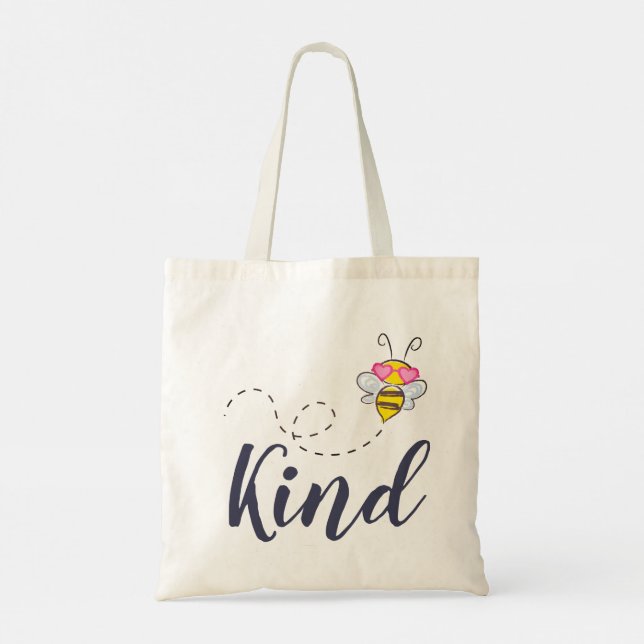 Bolso De Tela Cute Be Kind  Abejorro (Reverso)
