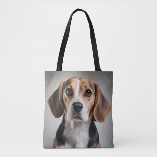 Bolso De Tela Cute Beagle (Anverso)