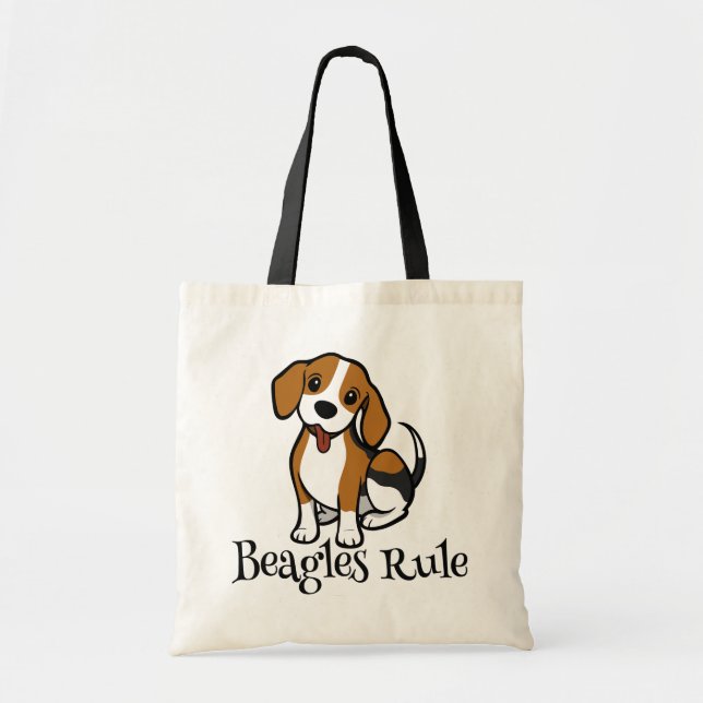 Bolso De Tela Cute Beagle Lover Gigante Cachorro Perro (Frente)