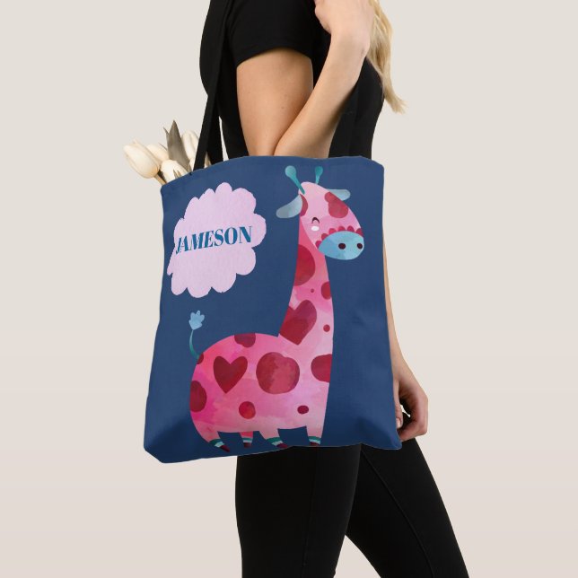 Bolso De Tela Cute Boho Giraffe Baby Diaper (Detalle)
