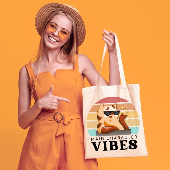 Bolso De Tela Cute Book Lover Principales Vibes de Caracteres (Subido por el creador)