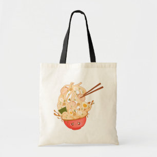 Bolso De Tela Cute Bowl De Ramen