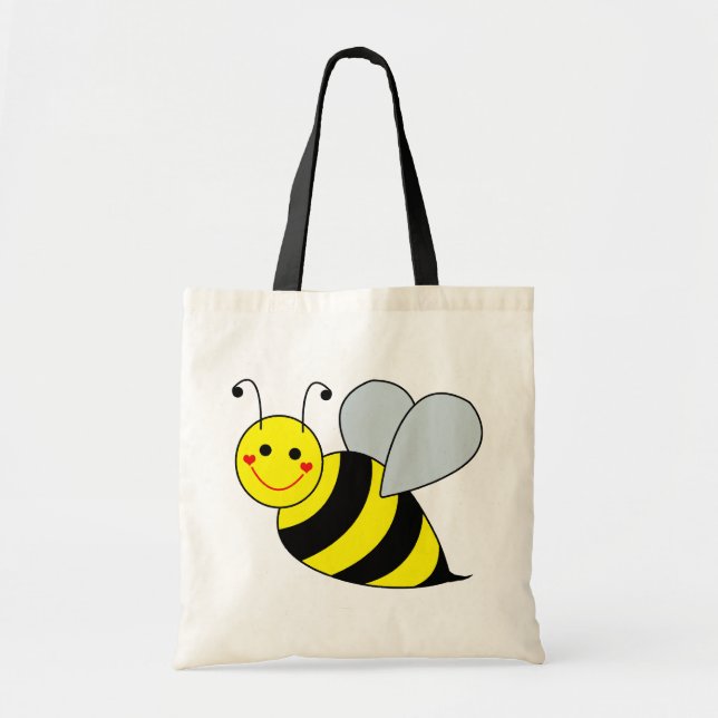Bolso De Tela Cute Bumble Bee (Frente)