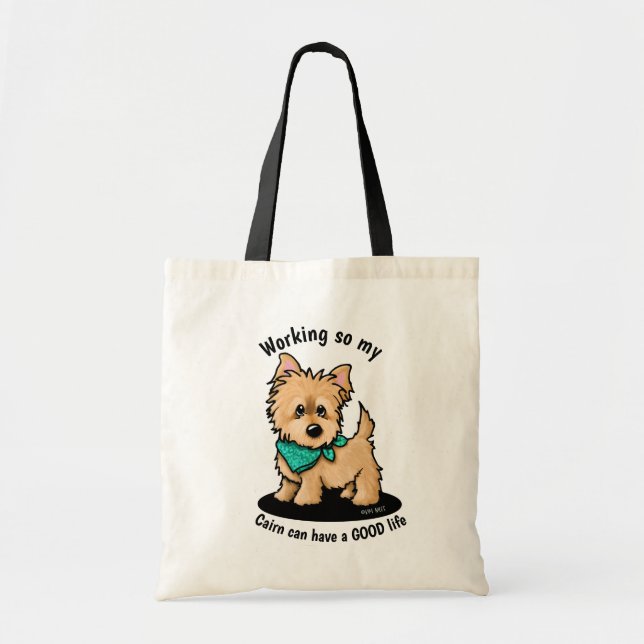 Bolso De Tela Cute Cairn Tote Bag (Frente)