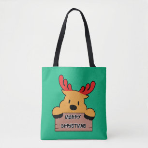 Bolso De Tela Cute Cartoon Reno de Navidad