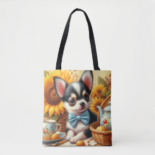 Bolso De Tela Cute Chihuahua Puppy
