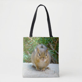 Bolso De Tela Cute Chipmunk Tiene La Vista En Ti