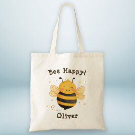 Bolso De Tela Cute Chubby Bumblebee "Bee Happy"