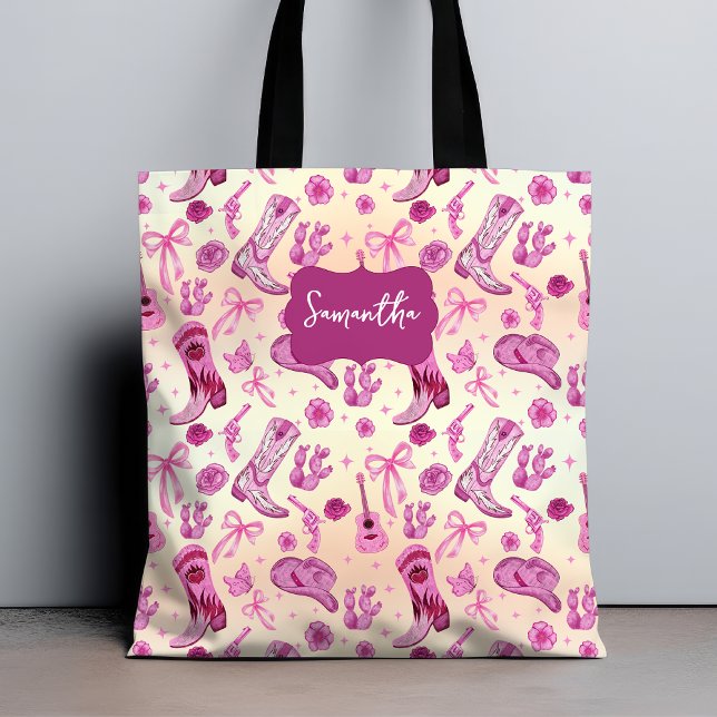 Bolso De Tela Cute Coquette country girl aesthetic pattern (Subido por el creador)