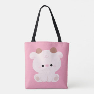 Bolso De Tela Cute Cow
