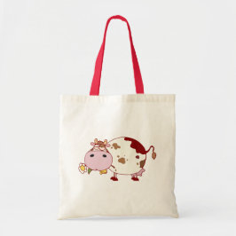 Bolso De Tela Cute Cow Design Farm Life Bovinos Lover Regalo ani