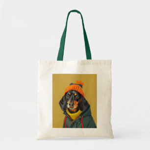 Bolso De Tela Cute Dachshund