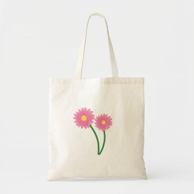 Bolso De Tela Cute daisy personalizado Tote Bag (Frente)