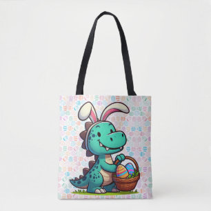 Bolso De Tela Cute, dinosaurio conejito de Pascua