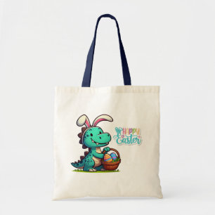 Bolso De Tela Cute, dinosaurio conejito de Pascua