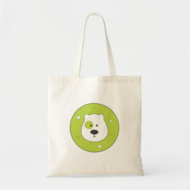 Bolso De Tela Cute Dog (Frente)