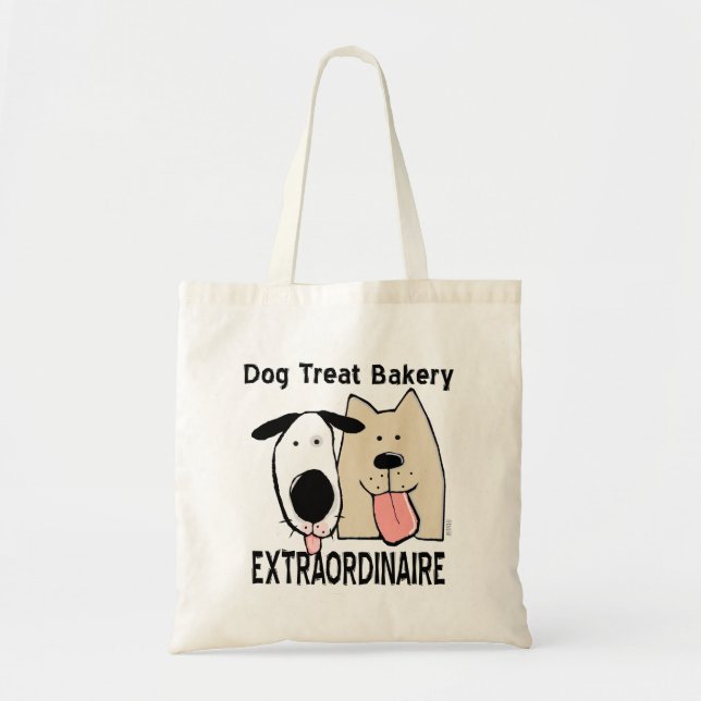 Bolso De Tela Cute Dog Treg Bakery Extraordinaire (Frente)