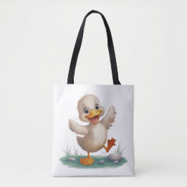 Bolso De Tela Cute Duck
