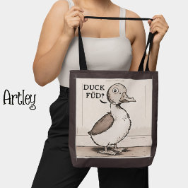 Bolso De Tela Cute Duck, gracioso Chiste de pato