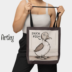 Bolso De Tela Cute Duck, gracioso Chiste de pato