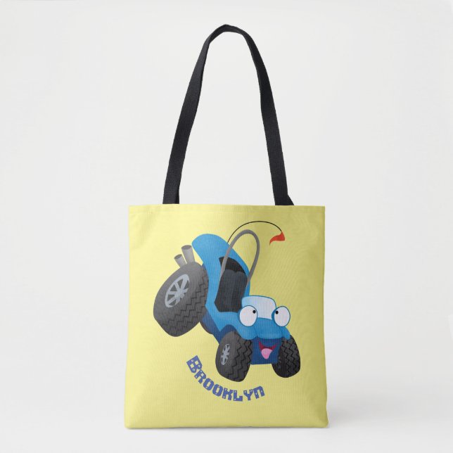 Bolso De Tela Cute dune buggy off road vehicle cartoon (Anverso)