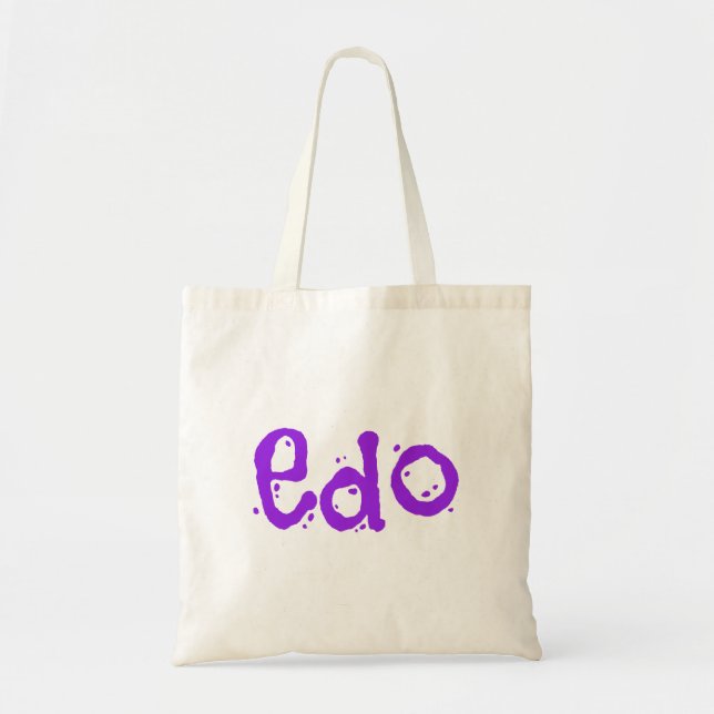 Bolso De Tela Cute Edo (Frente)