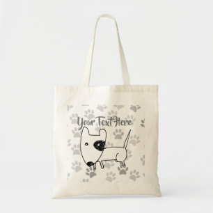 Bolso De Tela Cute English Bull Terrier