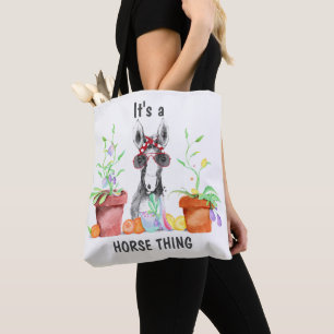 Bolso De Tela Cute, es cosa de caballo