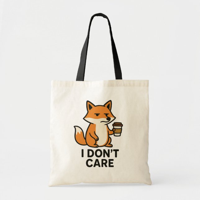 Bolso De Tela Cute Fox Tote Bag (Frente)