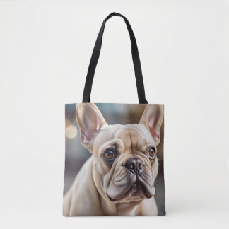 Bolso De Tela Cute French Bulldog Tote Bag