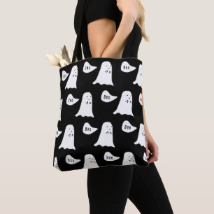 Bolso De Tela Cute Ghost dice Boo
