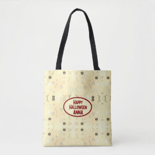 Bolso De Tela Cute Ghost Halloween