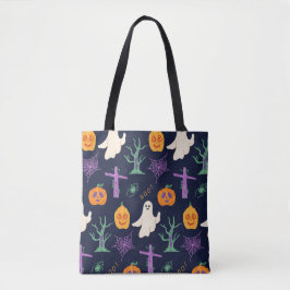 BOLSO DE TELA CUTE GHOST HALLOWEEN TOTE BAG