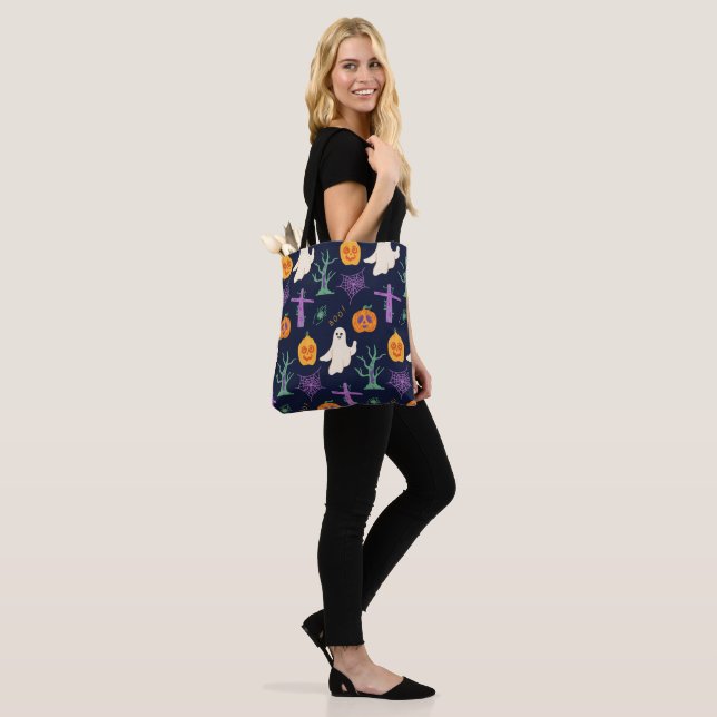 BOLSO DE TELA CUTE GHOST HALLOWEEN TOTE BAG (Puesto)