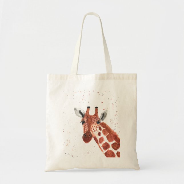 Bolso De Tela Cute giraffe nursery (Frente)
