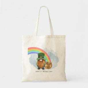 Bolso De Tela Cute Gnome Pot de la Personalizado de oro St Patri