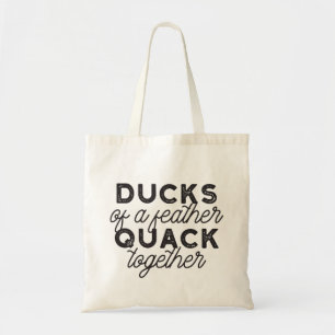 Bolso De Tela Cute Gracioso Ducks Puntúa Segunda Cita