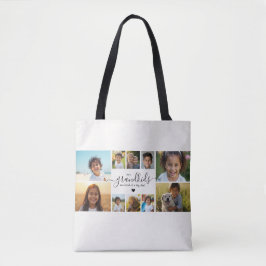 Bolso De Tela Cute Grandchildren Photo Collage for Grandma