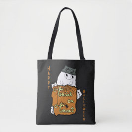 Bolso De Tela Cute Halloween Boo - Truco o trato Halloween