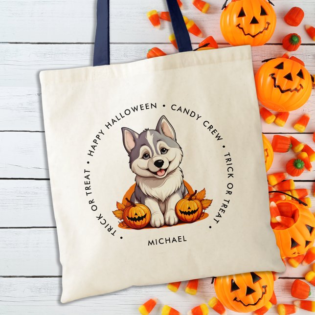Bolso De Tela Cute Halloween Cuppy Dog Personalizado Candy (Subido por el creador)