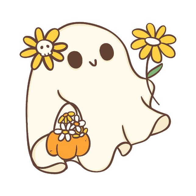 Bolso De Tela Cute Halloween Girly Ghost (Subido por el creador)
