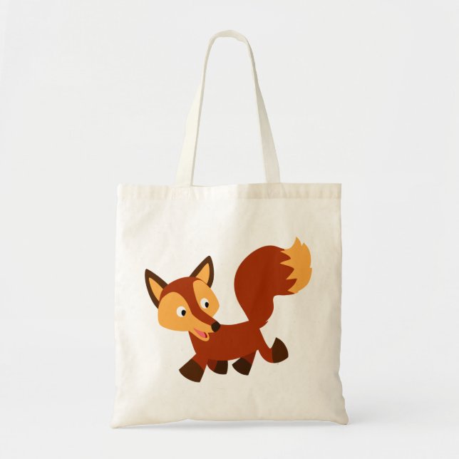 Bolso De Tela Cute Happy Personalizado Fox Bag (Frente)