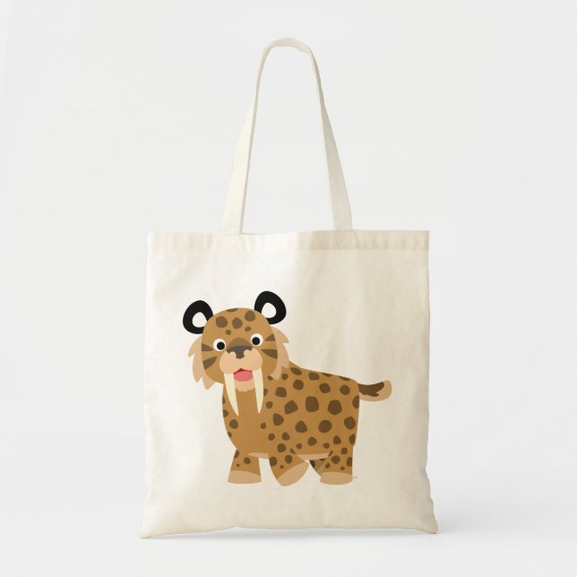 Bolso De Tela Cute Happy Personalizado Smilodon Bag (Frente)